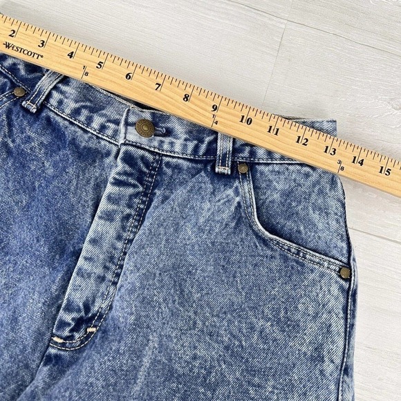 Vintage Levi's Jeans Women 26x31 Acid Wash Mom USA 80s Orange Tab High Rise - Picture 11 of 15